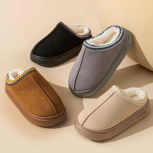 Litura Slim Fur-Lined Slippers