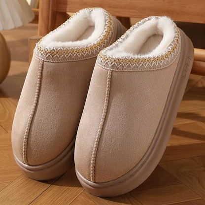 Litura Slim Fur-Lined Slippers